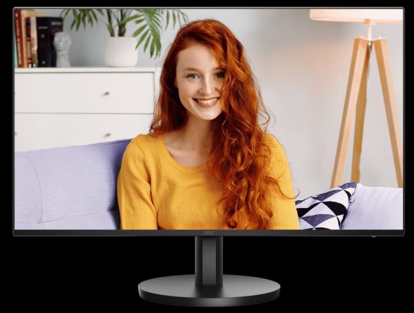 AOC 27' IPS, 100Hz, 250cd/m2,  Full HD 1920 ×1080  2w Speakers, 3-Way Frameless Slim HDMI, VGA Tilt Low Blue, Flicker Free, VESA 100,  Monitor (LS)