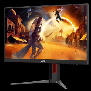 AOC 27' IPS, Full HD 1920x1080, Adaptive Sync,1ms, 180Hz, HDR10, Borderless, Height Adjustable Stand, VESA 100X100m,  HDMI 2.0, DP 1.4 Gaming Monitor
