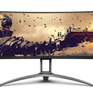 AOC 49' Curved 1800R, 5120X1440 DQHD, 32:9, Adaptive Sync, HDR 400,1ms, 165Hz ,3x HDMI,1x DP,USB-C , Speaker, HAS, KVM ultra wide monitor