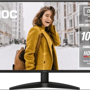 AOC 27' Q27B36  27' IPS QHD 2560x1440, 4ms, 350cd/m2, 100Hz, HDR10, IPS, Adaptive Sync, DP, HDMI, VESA 100x100mm