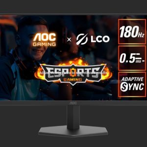 AOC 27'QHD,IPS,180Hz,1ms GtG / 0.5ms MPRT,HDR10,1H1DP, normal stand,Adaptive Sync,Low input lag,Gaming mode,Dial Point,Shadow  Control,Low blue mode