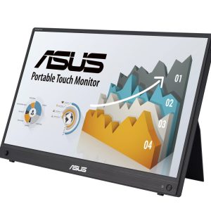 ASUS MB16AMTR 15.6'' ZenScreen Touch Portable Monitor, FHD (1920 x 1080), IPS, 10-point touch, Built-in Battery, Hybrid Signal Solution, Mini-HDMI