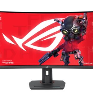 ASUS XG32WCS 32' ROG Strix USB Type-C Gaming Monitor, Curved, 180Hz (Above 144Hz), 1ms (GTG), Fast VA, Extreme Low Motion Blur Sync