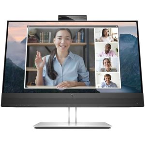 HP E24MV G4 23.8'/24' FHD Conferencing Monitor 1920x1080 16:9 5ms Height Adjustable Tilt Swivel Pivot Webcam Speakers 4xUSB Hub VGA DP HDMI VESA 3yrs