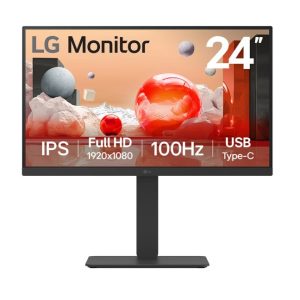 LG 24' FHD IPS Business FHD 1920x1080 16:9, USB-C, Height Adjustment Tilt Swivel Pivot VESA Display Port,  HDMI, Speakers x 2, 3yrs Monitor