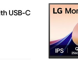 LG 27'' IPS 5ms 2K QHD 2560x1440, HDR10, USB-C (15W) AMD FreeSync™ HDMI/DP Tilt VESA 100 x100 mm, SRGB 99%, Office and Home Monitor 2025