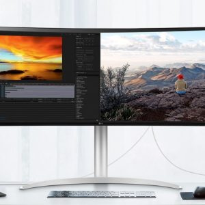 LG 49' 32:9 UltraWide Dual QHD Nano IPS™ 5120x1440 Curved -USB C, HDMI, DP, HDR400, USB-C (90w PD) Height Adjus, Speaker, Professional Monitor (LS)