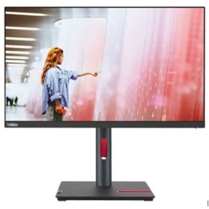 LENOVO ThinkVision P24q-30 23.8' 24' 24' QHD IPS Monitor 2K 2560x1440 16:9 Height Adjustable Tilt Swivel Pivot HDMI DP1.4 DP 4xUSB3.2 Hub 3yr