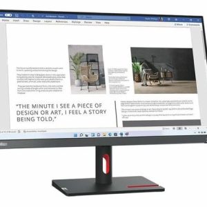 LENOVO ThinkVision S27i-30 27' FHD 100Hz FreeSync LED IPS Monitor 1920x1080 4ms 16:9 Tilt Adjustable VGA HDMI 3.5mm Out VESA 3yrs