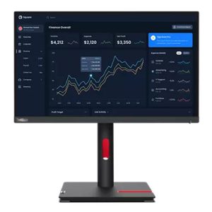 LENOVO ThinkVision T22i-30 21.5' FHD IPS Monitor 1920x1080 16:9 Anti-Glare Height Adjustable Titl Swivel Pivot 4xUSB3.2 Hub VGA DP HDMI Audio 3yr wty