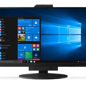 LENOVO ThinkCentre Tiny-in-One 27' 60Hz QHD Monitor 2560x1440 16:9 14ms Height Adjust Tilt Swivel Pivot HDMI DP USB3.1 Webcam Mic VESA Black 3YR
