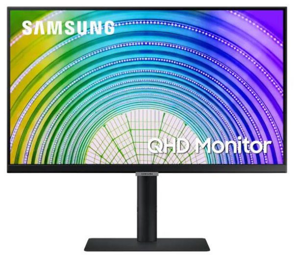 Samsung 24' S6U 2K QHD 75Hz FreeSync HDR10 IPS Monitor USB-C LAN 2560x1440 5ms Height Adjust Tilt Swivel Pivot DisplayPort HDMI 3xUSB-A VESA PiP PbP