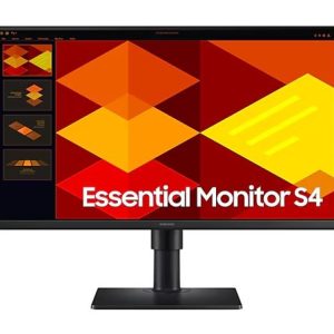 Samsung 24' S40GD FHD Monitor 1920 x1080 100Hz 16:9 250cd/m2 IPS 2xHDMI Tilt Pivot Swivel HAS VESA Viewing Angle Eye Saver & Game Picture Mode Black