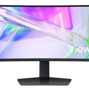 Samsung 49' ViewFinity Monitor Dual QHD 5120x1440 5ms 32:9 1000R Tilt Swivel Height Adjust VESA DisplayHDR 400 1xUSB-C DP 2xHDMI LAN Prot HAS Speaker