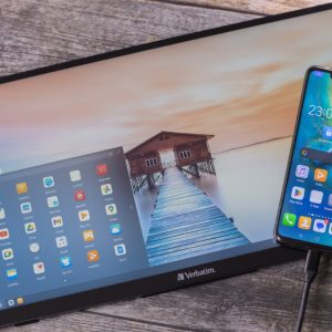Verbatim 15.6' IPS USB-C Touch Full HD 1920 x 1080, 10 Point Touch, - Tilt, Speaker, Earphone, VESA 50mm x 50mm Business Ultra Portable IOS Monitor