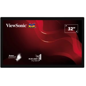 ViewSonic TD3207 32' 1080p Open Frame 10-Point PCAP Touch Monitor, 24/7 Operation and HDMI, DisplayPort and RS232, Kiosk, Factory, IP54 Front waterPF