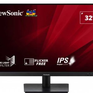 ViewSonic 32' VA3209U-2K 2K QHD, USB-C, SuperClear IPS, HDR10, Speakers, HDMI x 2, DP X 1, VESA 100x100 Borderless, Business Monitor (LS)