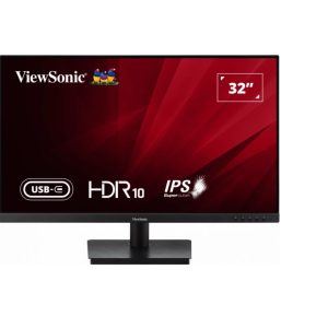 ViewSonic 32' VA3209U-4K 4K Business, Seamless Viewing, USB-C, DP, HDMI x 2, Speakers, Eco Mode VESA 100x100 Business and Office Monitor (LS)