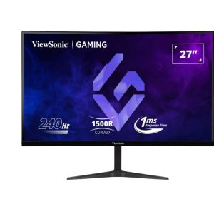 ViewSonic 27' Curved 240Hz 1ms FHD Ultra Smooth 1500R Adaptive - AMD Free Sync Premium, VX2719-PC-MHD Gaming Monitor