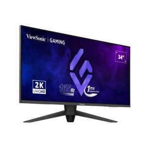 ViewSonic 34' IPS UWQHD 3440x1440, 165Hz, 1ms, HDR10,  21:9,Ultra Wide, SuperClear IPS, Office Gaming Monitor MNV-VX3480-2K-PRO (LS)