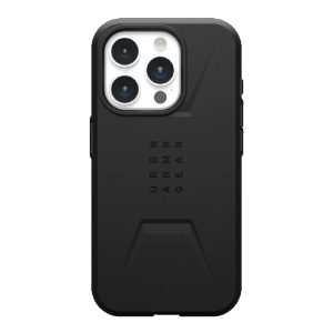 UAG Civilian Magsafe Apple iPhone 15 Pro (6.1') Rugged Case - Black (114275114040), 20ft. Drop Protection(6M),Raised Screen Surround,10 Years Warranty