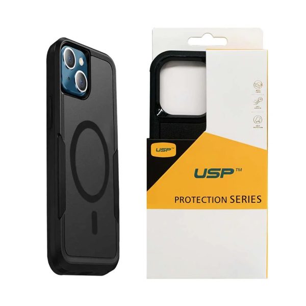 USP Apple iPhone 16 Plus (6.7') Armor Rugged Case With MagSafe Black - Military-Grade,  Multi layers, No-Slip, Sleek, Ultimate Protection