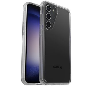 OtterBox Symmetry Clear Samsung Galaxy S23+ 5G (6.6') Case Clear - (77-91192), Antimicrobial, DROP+ 3X Military Standard, Ultra-Sleek,7 Years Warranty