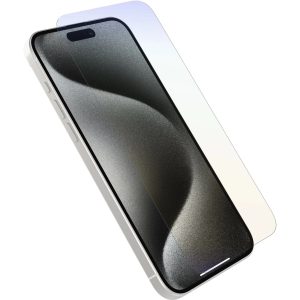 OtterBox Premium Pro Glass Antimicrobial Anti-Blue Light Apple iPhone 15 Pro Max (6.7') Screen Protector Clear - No Retail Packaging, 2 Years Warranty