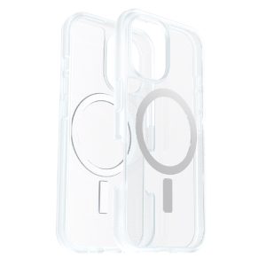 OtterBox React MagSafe Apple iPhone 16 Plus (6.7') Case Clear - (77-96237),DROP+ Military Standard,Hard Case with Soft Grip Edges, 7 Years Warranty