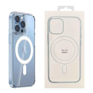 Phonix Apple iPhone SE (3rd & 2nd Gen) and iPhone 8/7 Clear Case with MagSafe - Crystal Clear, 360° Rotating, Scratch Resistant,Durable & Lightweight