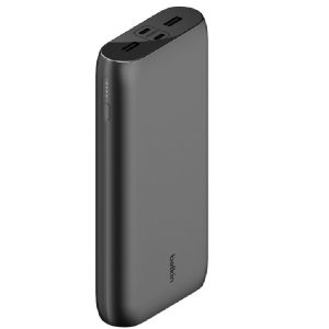 Belkin BoostCharge Power Bank 26K (4 Port ) - Black (BPB016BTBK), 2x USB-C & 2x USB-A, 45cm USB-C to USB-C Cable, 32W Total Power, 2 Years Warranty
