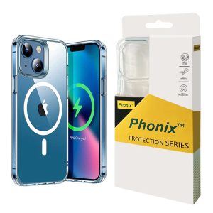 Phonix Apple iPhone 12 Pro Max Clear Rock Hard Case with MagSafe - Ultra-thin, lightweight, Non-slip, Shockproof, Crystal Clear, 10 Years Warranty