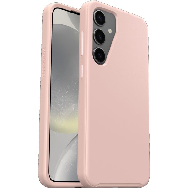 OtterBox Symmetry Samsung Galaxy S24+ 5G (6.7') Case Rose - (77-94551),DROP+ 3X Military Standard, Antimicrobial, Ultra-Sleek, 7 Years Warranty