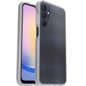 OtterBox React Samsung Galaxy A25 5G (6.5') Case - Clear (77-94110), DROP+ Military Standard, Wireless Charging Compatible, 7 Years Warranty
