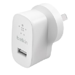 Belkin BoostCharge USB-A Wall Charger (12W) - White (WCA002auWH),Compatible With Any USB-A devices, Lightweight Charger, Compact, 2 Years Warranty