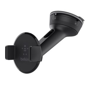Belkin Car Universal Mount - Black (F8M978BT), Compatible up to 6' Devices, 360 Degrees Rotation,Securely Attaches to Dash/Windscreen,2 Years Warranty