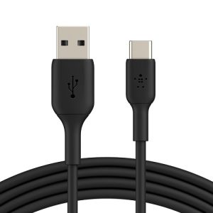 Belkin BoostCharge USB-C to USB-A Cable (1M) - Black (CAB001bt1MBK),15W, 480Mbps, 25K+ Bend, Samsung Galaxy, iPad, USB-IF Certified, 2 Years Warranty