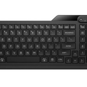 HP 475 Dual-Mode Wireless Keyboard Bluetooth 5.3 Up to 24M Battery life USB Type-A port Multi-OS Device Unifying Dongle Slim full numpad Black