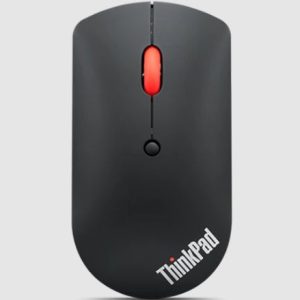 LENOVO ThinkPad Bluetooth Silent Mouse - Dual-Host Bluetooth 5.0 to Switch Between 2 Devices,DPI Adjustment: 2400, 1600, 800, 1YR Battery Life