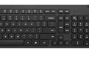 Lenovo Essential Wireless Combo Keyboard & Mouse Gen2 Low Profile Adjustable Tilt Leg Spill Resistant 1600DPI 3 buttons Optical Sensor 18mths Battery