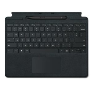 Microsoft Surface Pro 8/9/X/10/11 Business Signature Mechanical & Backlit Key Large Type cover Keyboard Black with Slim Pen