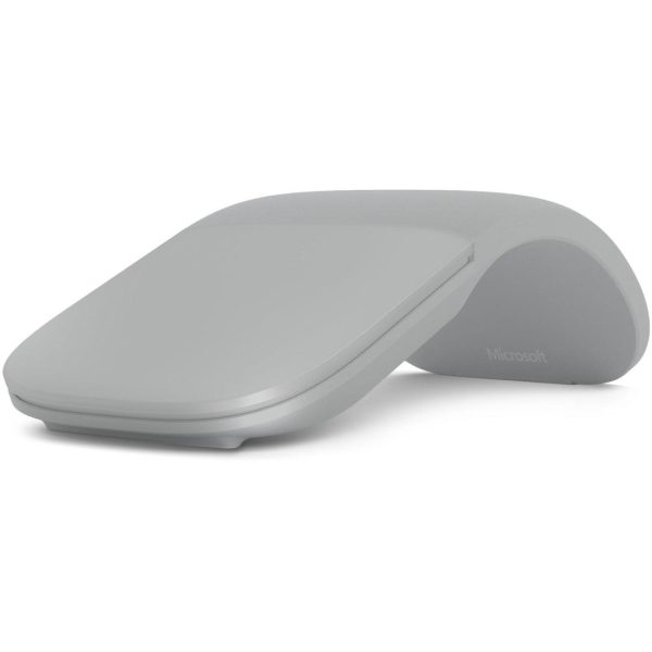 Microsoft Surface Arc Wireless Mouse curved design Surface Pro 11/10/8/9/X Laptop 7/6/5/4- Light Grey