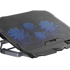 Oxhorn Laptop Cooling Stand High Adjustable 4 High Adjustable Angles 4 Silent Fans 2xUSB 2.0 Ports Fit for 9-17' Laptop/Tablet