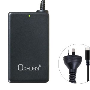 Oxhorn 65W AC Power Adapter USB-C Charger Power Delivery for Lenovo HP Dell Asus USB-C Laptop Tablet Mobile Built-in Power Supply Protection 2M Cable