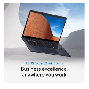 ASUS ExpertBook B5 B5604CMA, Star Black, Win11 Pro, Intel Core U7 155U, 16.0',  WUXGA (1920 x 1200) 16:10, 16GB DDR5, 512GB M.2 NVMe™ PCIe® 4.0 SSD