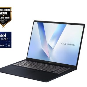 ASUS Vivobook16' X1605 (1920 x 1200) 16:10 Intel Ultra 5 225H 16GB 512G, USB-C Video, Windows 11 H, Backlit, 42w, Numpad, Blue Lifestyle Notebook 2025