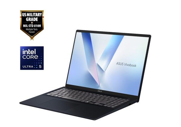 ASUS Vivobook16' X1605 (1920 x 1200) 16:10 Intel Ultra 5 225H 16GB 512G, USB-C Video, Windows 11 H, Backlit, 42w, Numpad, Blue Lifestyle Notebook 2025