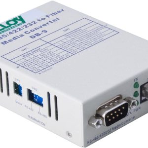 Alloy SCR460ST-3  RS-232/422/485 Serial DB-9 to Single Mode Fibre Converter. Max. range 20Km