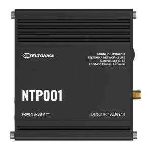 Teltonika NTP001, Accurate & low-cost NTP server, Newtwork Time Synchronization, GNSS capabilities, UTC-traceable time, Plug-and-play functionality
