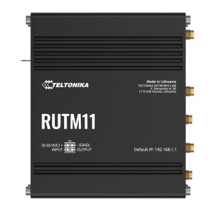 Teltonika RUTM11 Industrial 4G LTE Dual-band Wi-Fi, 4 x Gigabit RJ45 ports, USB, and up to 128 tag/port-based VLANs, PSU included